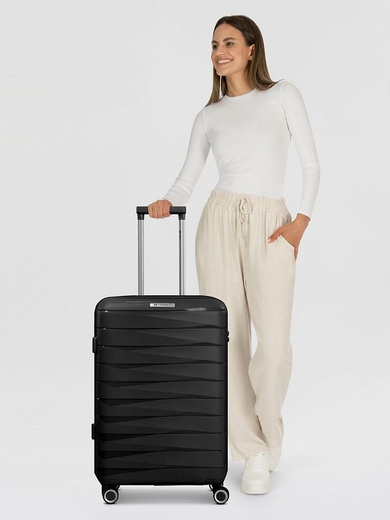 Franky London 4 hjul Trolley M 65 cm med strækfold