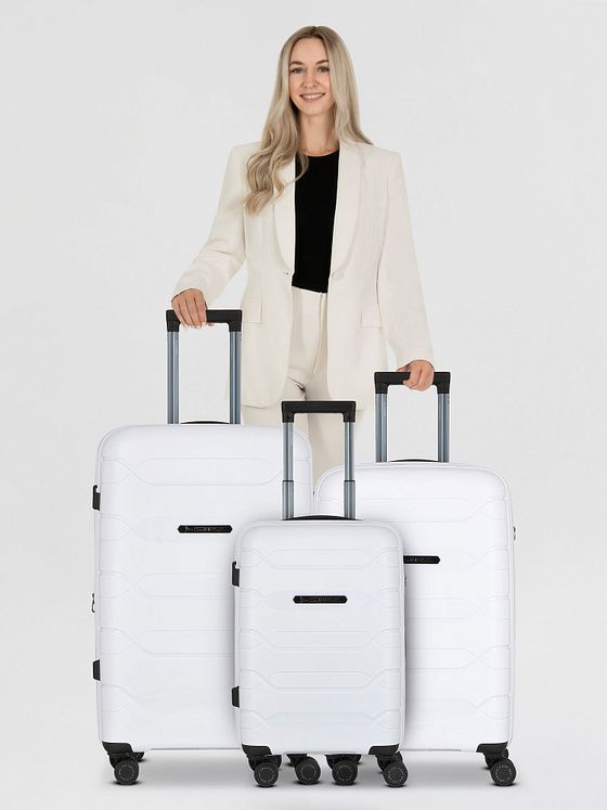 Polestream Strz by Asteroid 4 kolečka Sada kufrů 3-dílný s roztažitelným záhybem