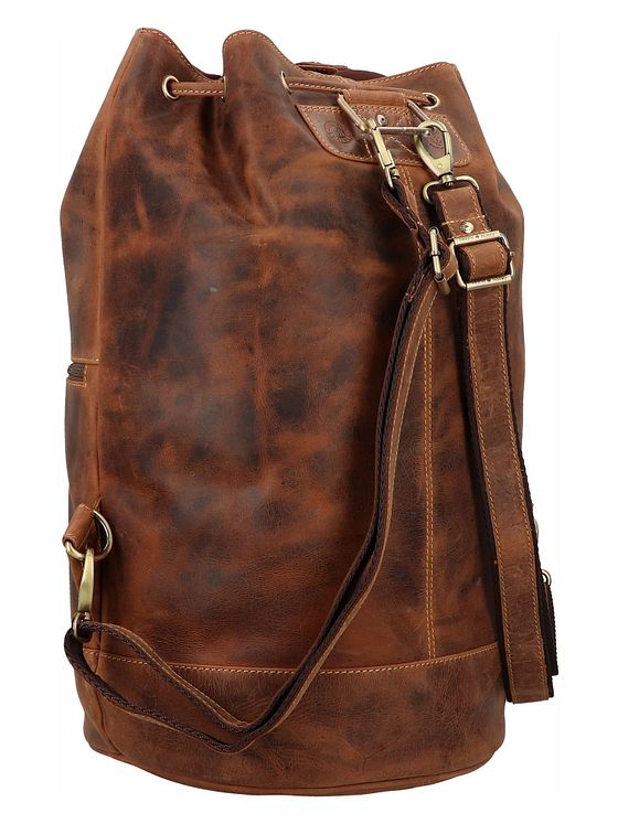 Greenburry Vintage rygsæk i læder 48 cm