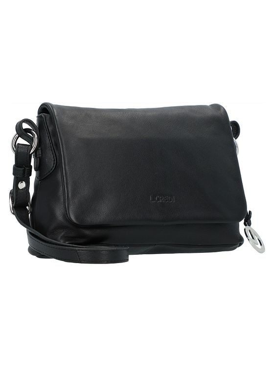 L.CREDI Silke skuldertaske i læder 23 cm