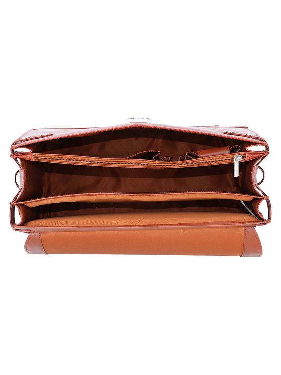 Alassio Mocca dokumentmappe læder 38 cm rum til bærbar computer