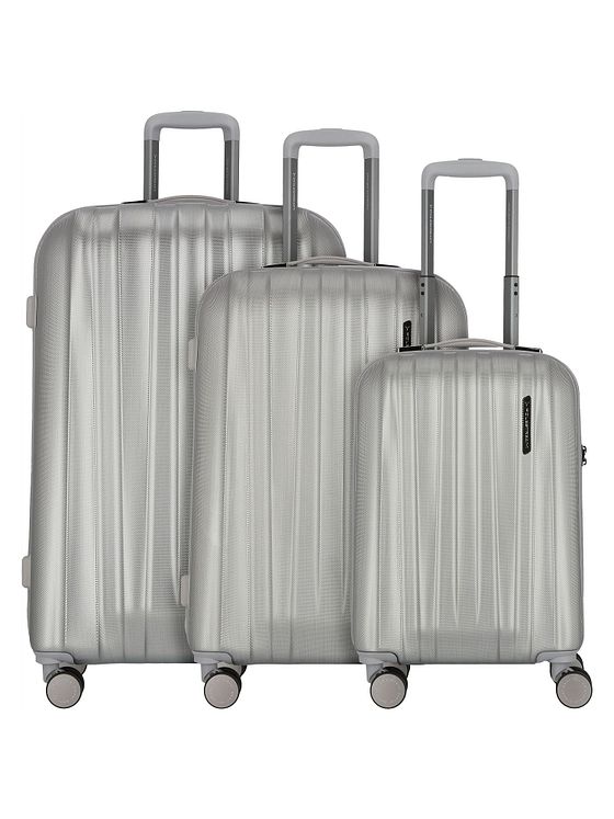 Polestream Moonrock 4 kolečka Sada kufrů 3-dílný s roztažitelným záhybem