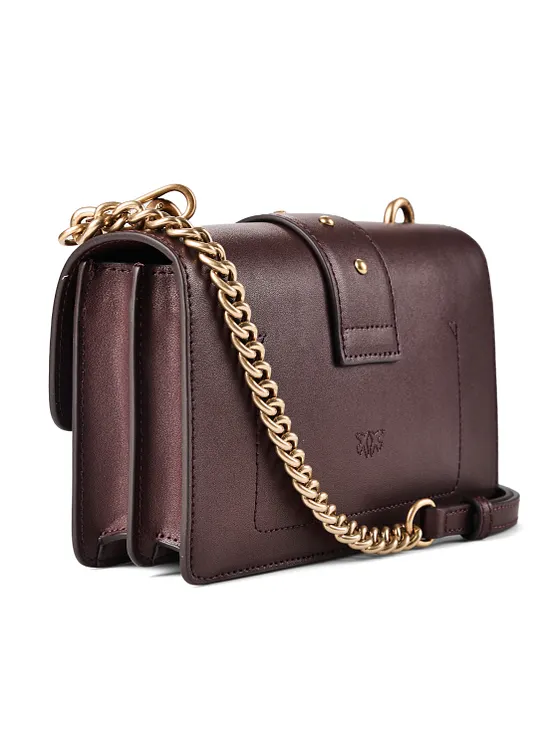 PINKO Love One Crossbody-väska Läder 21 cm PINKO Love One Crossbody-väska Läder 21 cm