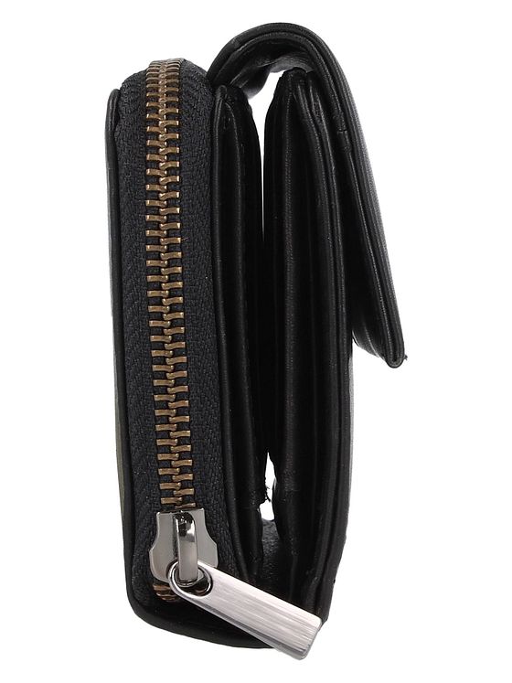 Greenland Nature Black Nappa Pung RFID-beskyttelse Læder 13 cm