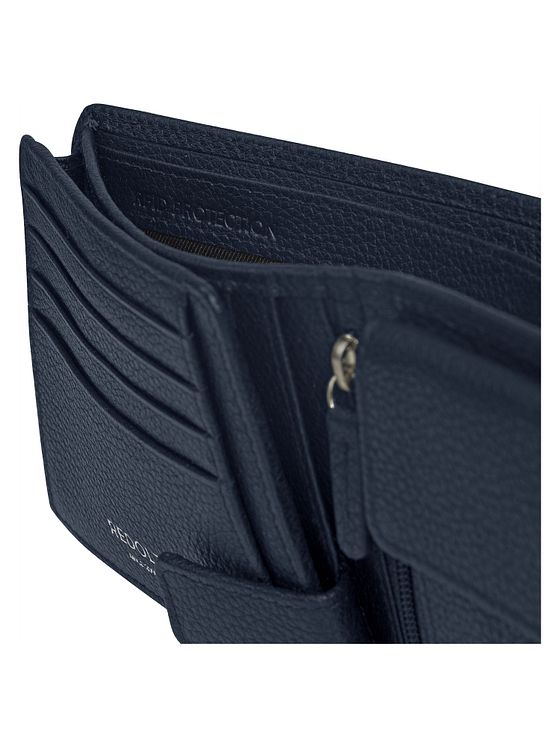 Redolz Leather Essentials QF pung RFID læder 12 cm fold-ud med lynlåsrum