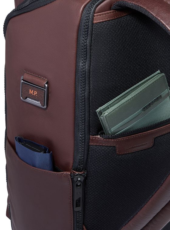 Piquadro Harper Daypack Læder 44 cm Laptoprum