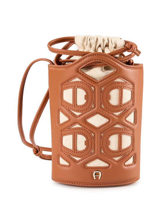 AIGNER Azzura Mini Bag skuldertaske Læder 12 cm AIGNER Azzura Mini Bag skuldertaske Læder 12 cm