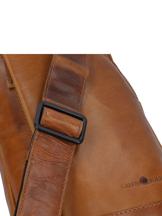Greenburry Newport skuldertaske i læder 33 cm