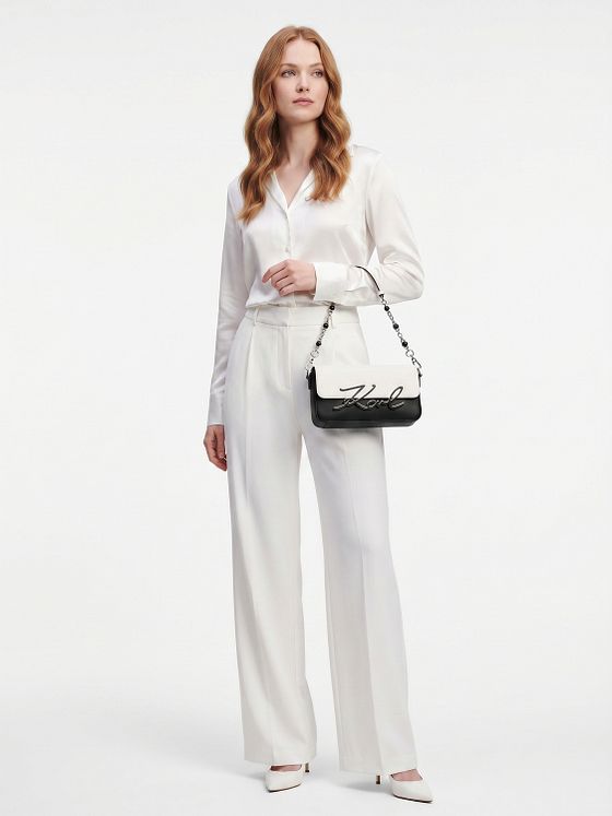 Karl Lagerfeld Signature 2.0 Bolsa de hombro Piel natural 22 cm Karl Lagerfeld Signature 2.0 Bolsa de hombro Piel natural 22 cm