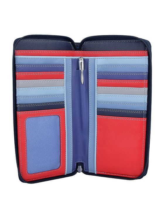 Mywalit Stor pung med dobbelt lynlås i læder 18 cm