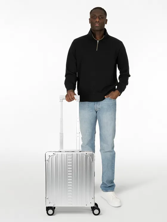 Aleon Business-kabinväska med 4-hjulig konstruktion i Aluminium, 42 cm, med fack för bärbar dator Aleon Business-kabinväska med 4-hjulig konstruktion i Aluminium, 42 cm, med fack för bärbar dator