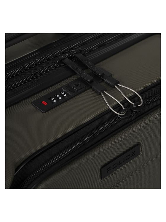 Police London 4 hjul Kabinetrolley 55 cm Laptoprum med strækfold