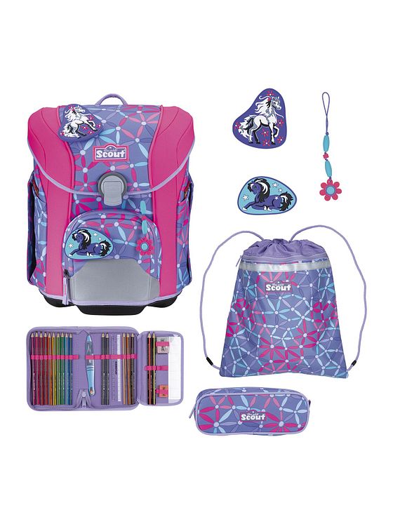 Scout Micro Skoleransel-sæt 5-delt