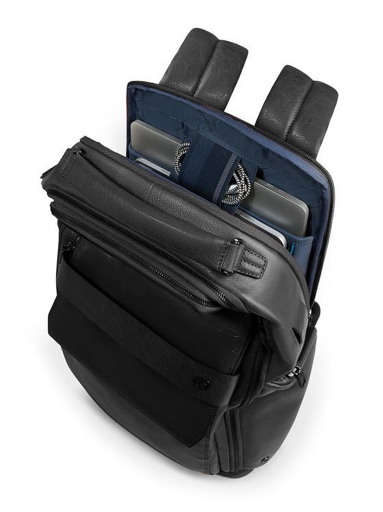 Piquadro Solm rejserygsæk 44 cm med rum til bærbar computer