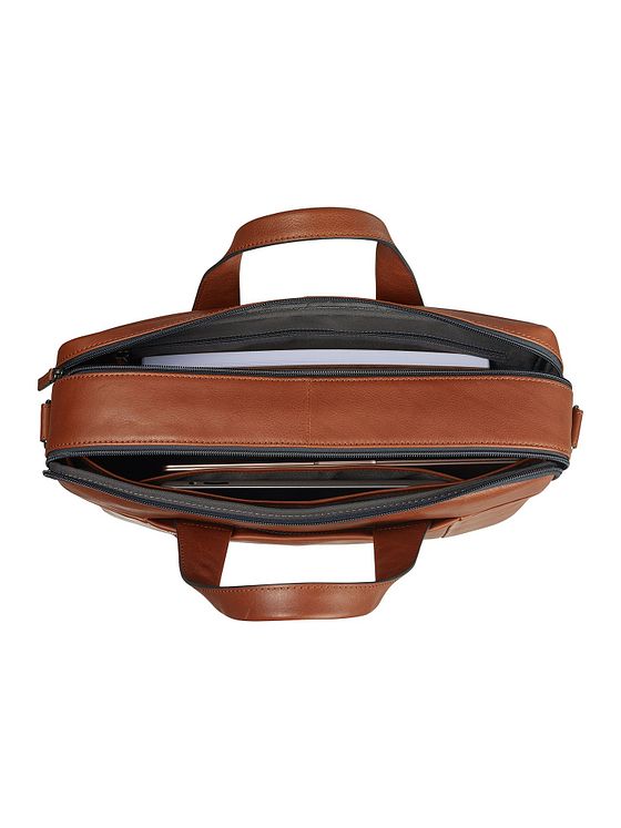 Leonhard Heyden Hamburg dokumentmappe læder 40 cm rum til bærbar computer