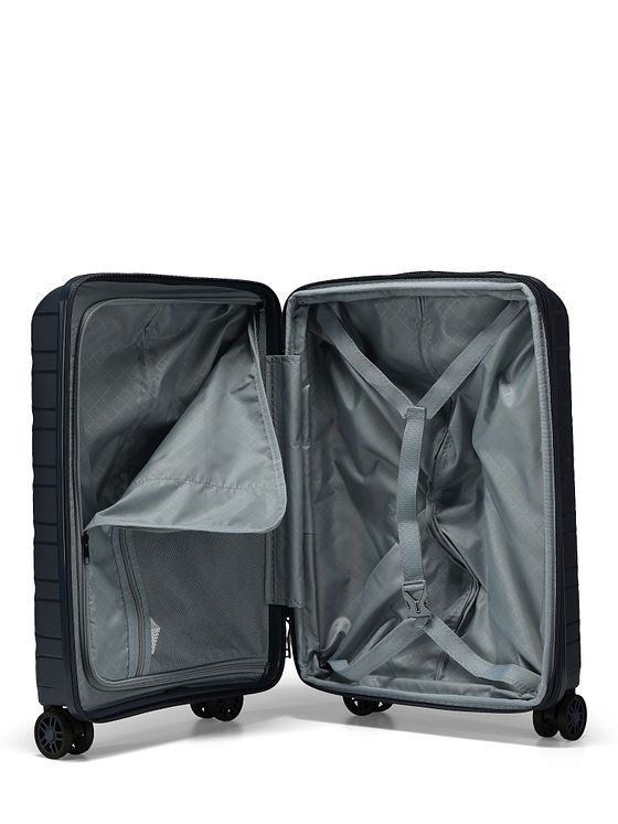 d & n Travel Line 4700 4 kolečka Kabinkový kufr 55 cm s roztažitelným záhybem