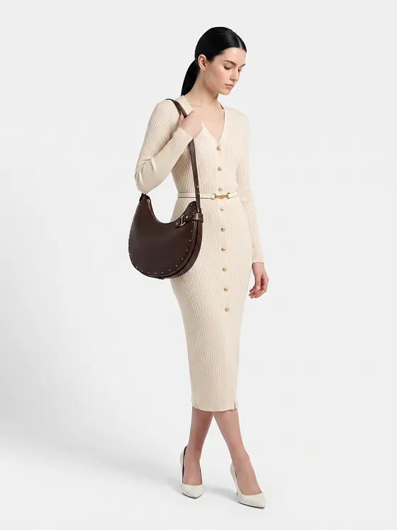 Lauren Ralph Lauren Tasha Bolsa de hombro Piel natural 32 cm Lauren Ralph Lauren Tasha Bolsa de hombro Piel natural 32 cm