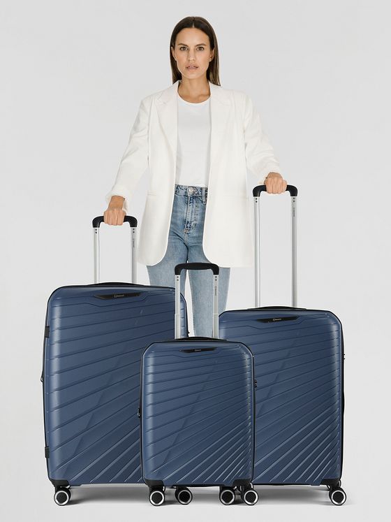 Benzi 5808 4 hjul Kuffert 3-delt med strækfold