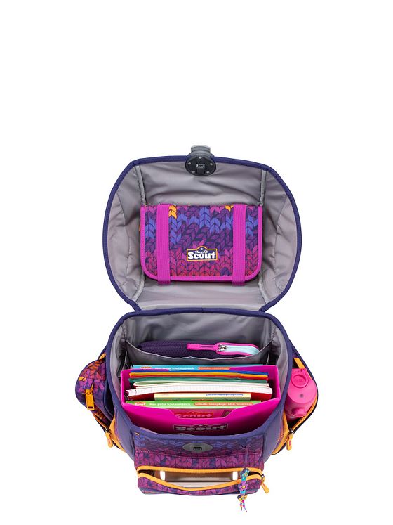 Scout Genius skoletaskesæt 4 stk Superflasch