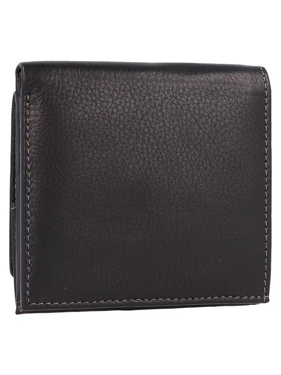 Greenland Nature Sort nappa-pung i RFID-læder 9,5 cm