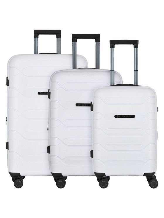 Polestream Strz by Asteroid 4 kolečka Sada kufrů 3-dílný s roztažitelným záhybem