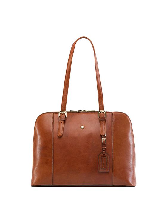 Jekyll & Hide Madrid skuldertaske RFID læder 39 cm