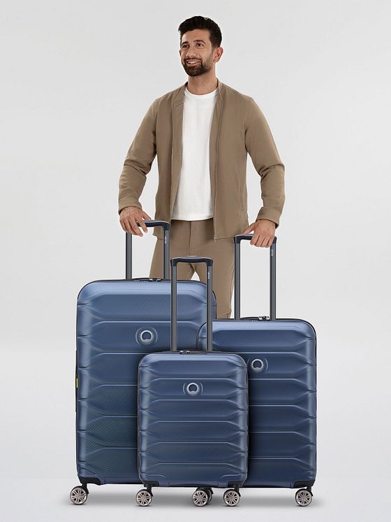 Delsey Paris Meteor 4 hjul Kuffert 3-delt med strækfold