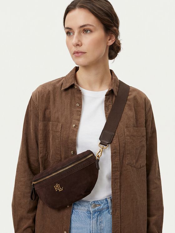 Lauren Ralph Lauren Marcy Crossbody-laukku Nahka 26 cm Lauren Ralph Lauren Marcy Crossbody-laukku Nahka 26 cm