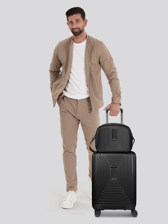 Redolz Essentials 14 kuffertsæt 2 stk. kabine trolley med stretch fold & beautycase