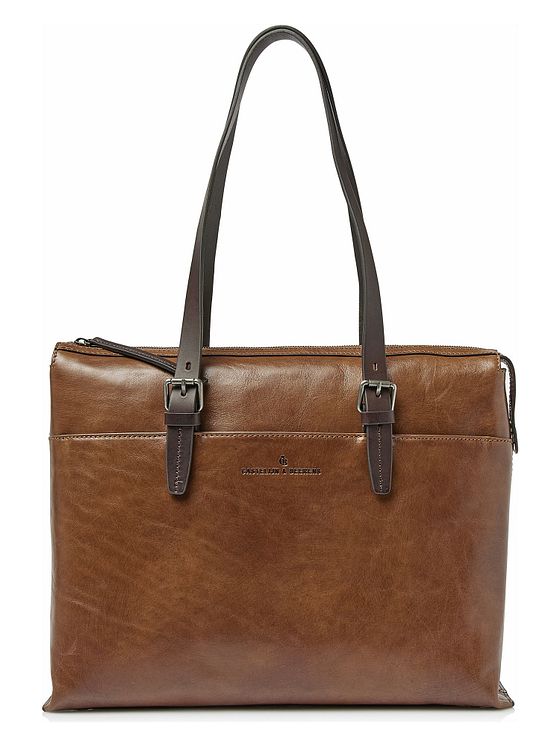 Castelijn & Beerens Rien Skuldertaske RFID-beskyttelse Læder 40 cm Laptoprum Castelijn & Beerens Rien Skuldertaske RFID-beskyttelse Læder 40 cm Laptoprum