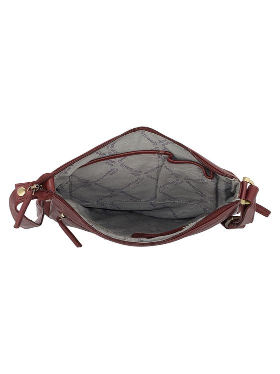 Greenland Nature Nature-skuldertaske i læder 28 cm