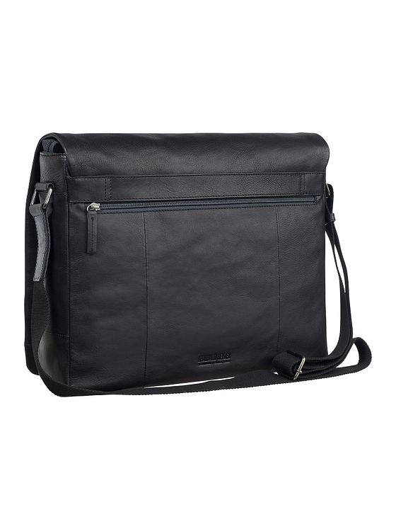 Leonhard Heyden Hamburg Messenger læder 38 cm rum til bærbar computer Leonhard Heyden Hamburg Messenger læder 38 cm rum til bærbar computer