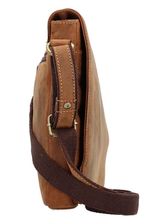 Greenburry Vintage skuldertaske i læder 23 cm