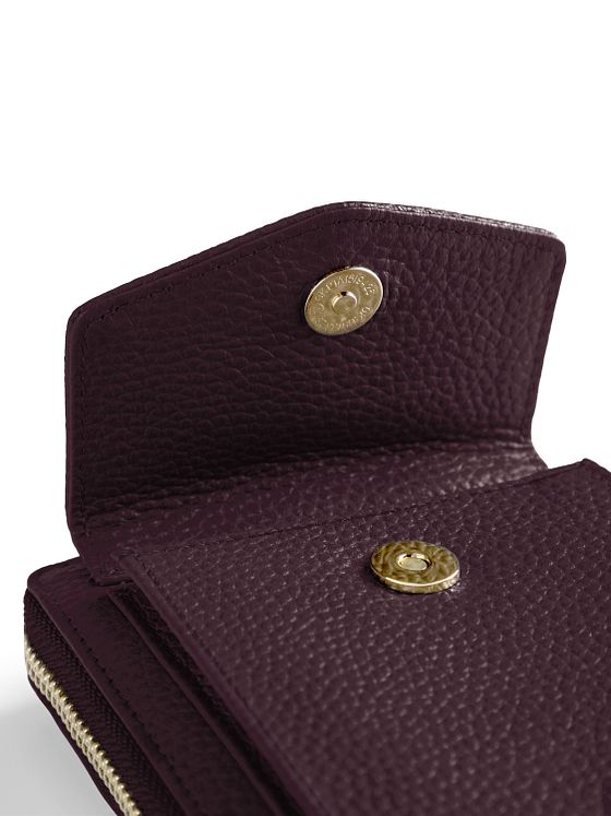 Lazarotti Bologna Leather Zip-Around Peněženka Pouzdro na mobilní telefon kožené 19 cm