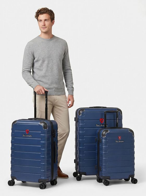 Tonino Lamborghini Tonino Lamborghini Milano Trolley 3-SET med stretchfold og XL-kuffert