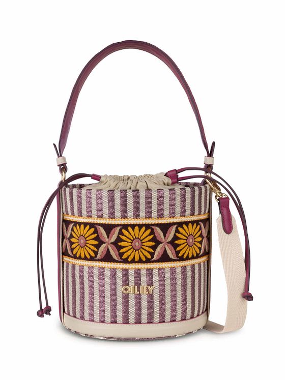 Oilily Metallic Stripe Taška na šňůrku 19 cm