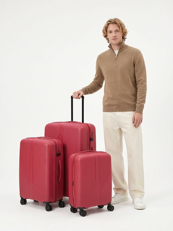 Travelite Air Stripe 4-pyöräinen Matkalaukkusetti 3-osainen Laajennettava Travelite Air Stripe 4-pyöräinen Matkalaukkusetti 3-osainen Laajennettava