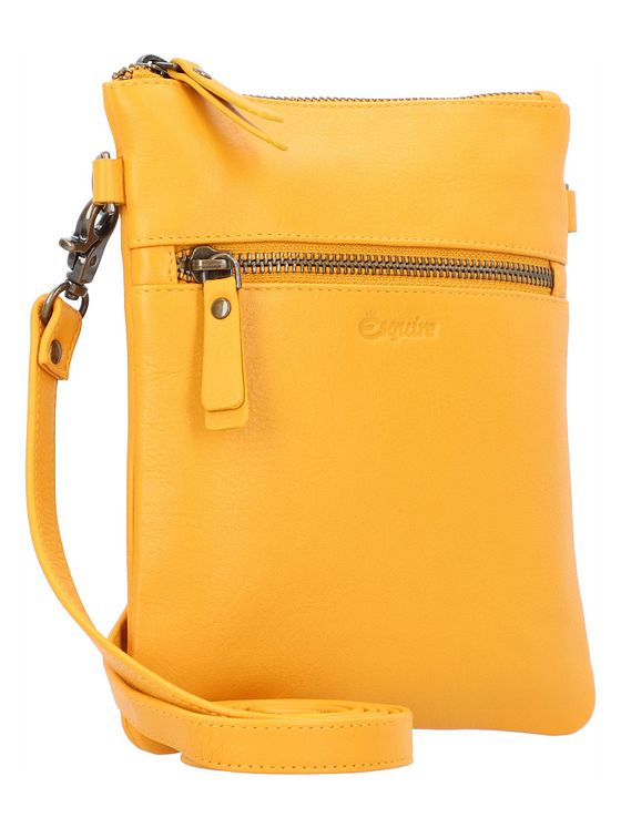 Esquire Peru-skuldertaske i læder 17 cm