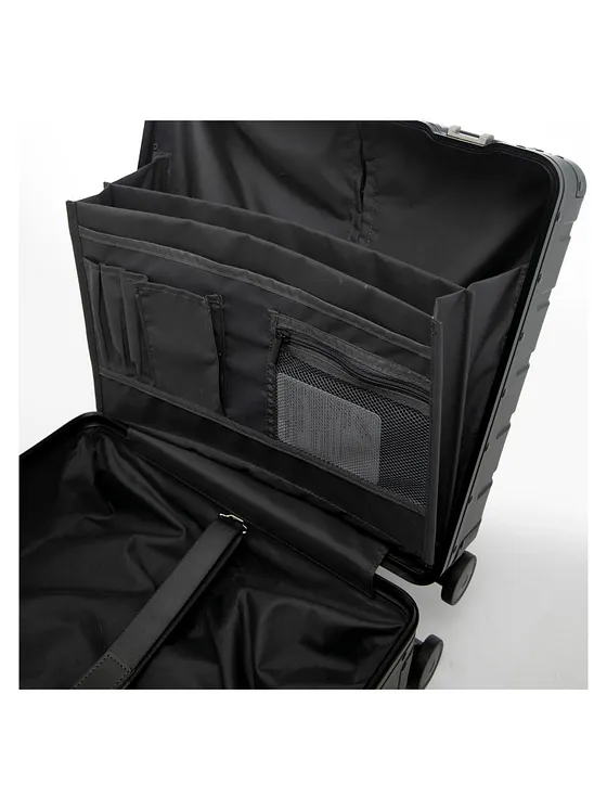 Alumaxx Gravity 4-hjulet Pilot-trolley i Aluminium, 44 cm, med laptop-rum Alumaxx Gravity 4-hjulet Pilot-trolley i Aluminium, 44 cm, med laptop-rum