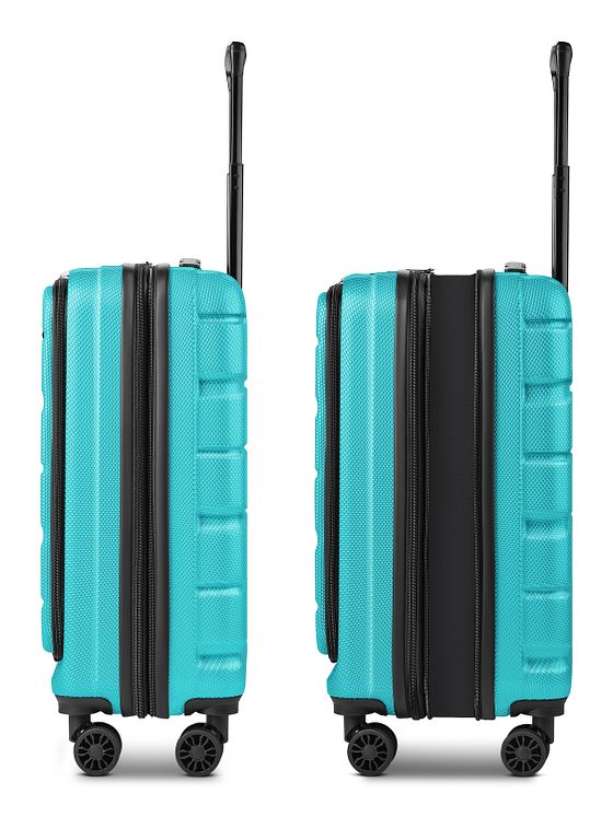 Franky Munich 4.0 4 ruedas Trolley de cabina 55 cm Compartimento para laptop Con fuelle expandible