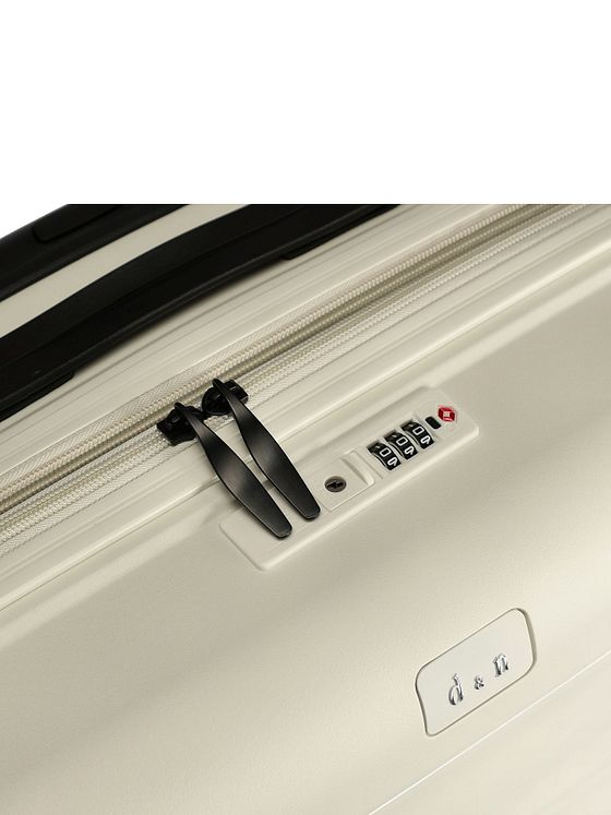 d & n Travel Line 4700 4 hjul Kuffert 3-delt med strækfold