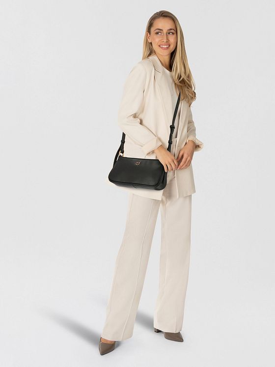 PINKO Half Moon Skuldertaske Læder 23 cm