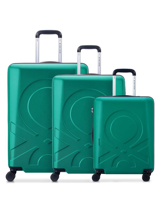 Delsey Paris x United Colors of Benetton Fabrica 4-hjuls kuffertsæt 3 stk.