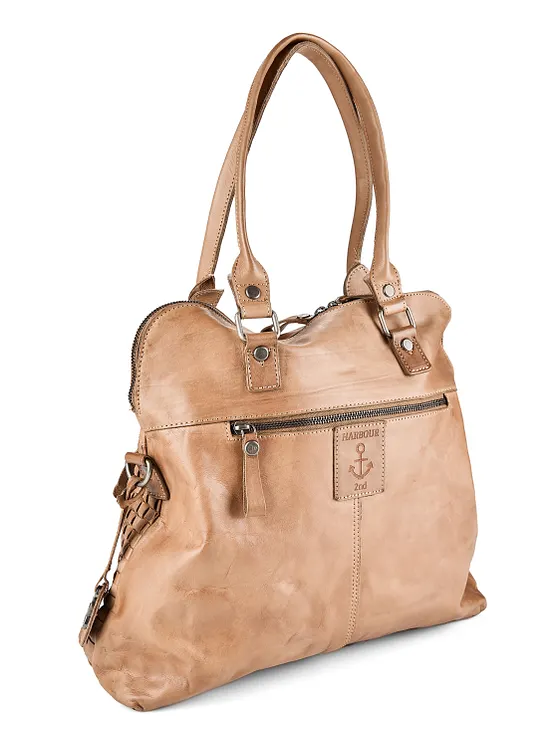 Harbour 2nd Urban Poets Alexandra-Up Bolsa de hombro Piel natural 29 cm