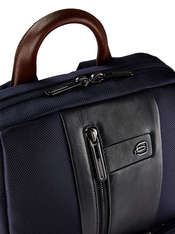 Piquadro Kort rygsæk 39 cm med rum til bærbar computer