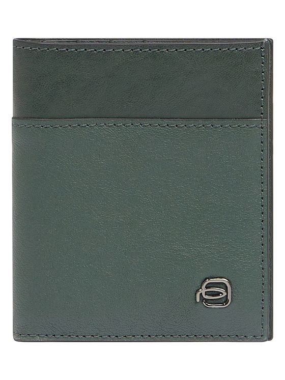 Piquadro Black Square Kreditkortetui RFID-beskyttelse Læder 9 cm