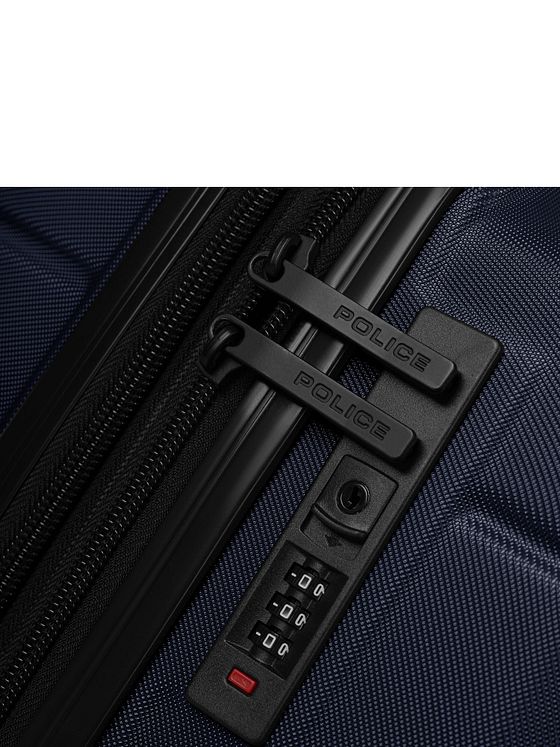 Police London 4 hjul Trolley 64 cm med strækfold