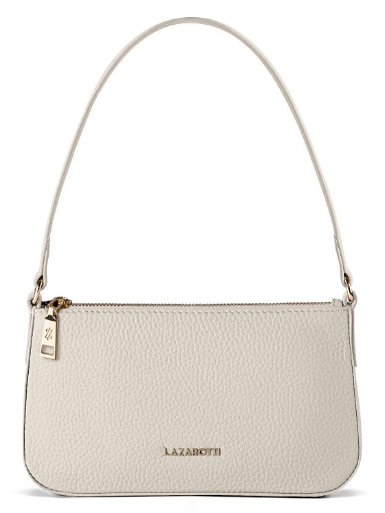 Lazarotti Bologna Leather Pochette skuldertaske i læder 22 cm