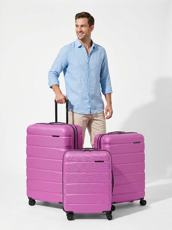 Franky Juego de maletas Munich 4.0 de 4 ruedas, 3 piezas con plegado extensible