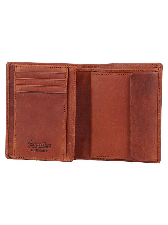 Esquire Dallas pung i læder 10 cm